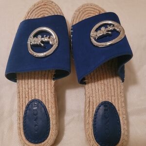 COACH Camille Espadrille Slides Sandals size 6B